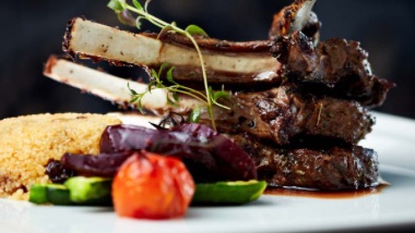 Lamb Chops and veggies