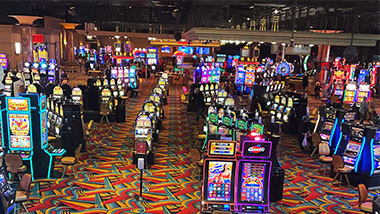 picture of the inside of the casino